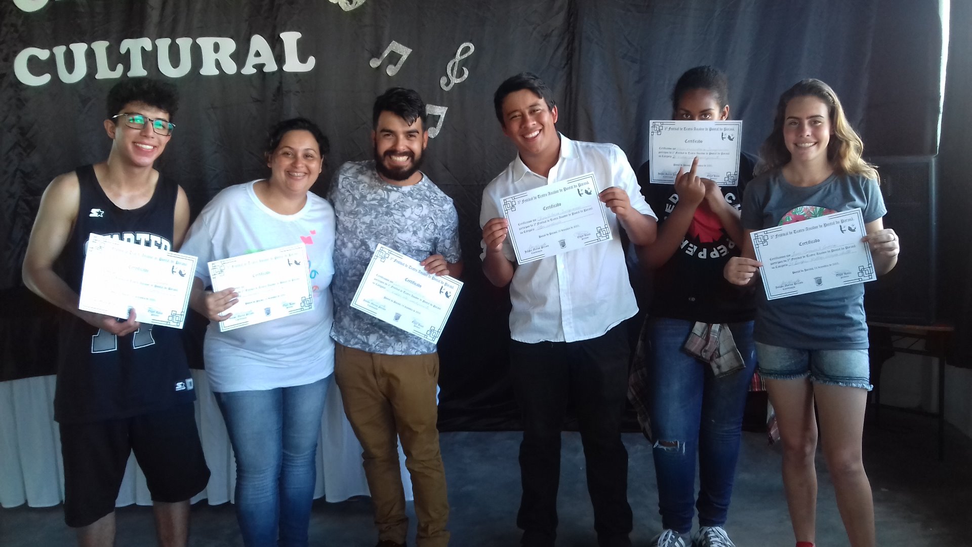 CIA. IMAGINÁRIUS, premiação Pontal. Novembro-2015